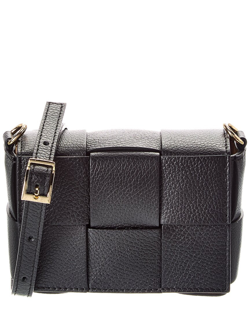 Isabella Rossetti Leah Hand-Woven Leather Crossbody