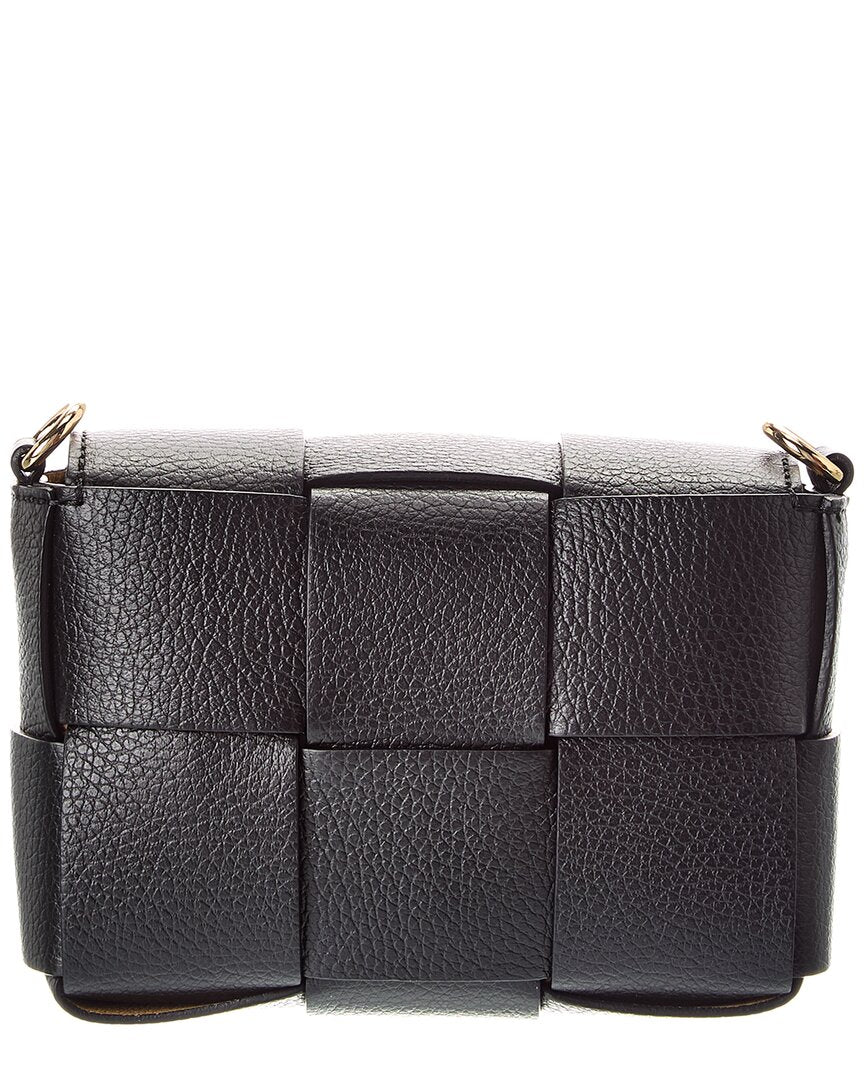 Isabella Rossetti Leah Hand-Woven Leather Crossbody