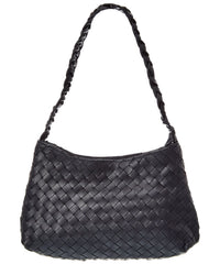 Isabella Rossetti Kaia Hand-Woven Leather Shoulder Bag