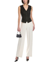 Isabella Rossetti Kaia Hand-Woven Leather Shoulder Bag