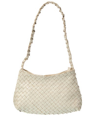 Isabella Rossetti Kaia Hand-Woven Leather Shoulder Bag
