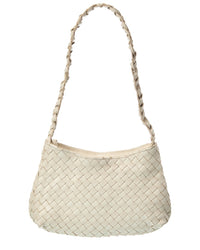 Isabella Rossetti Kaia Hand-Woven Leather Shoulder Bag