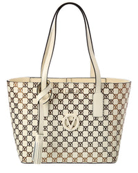 Valentino By Mario Valentino Prince Monogram Leather Tote
