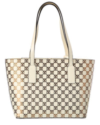 Valentino By Mario Valentino Prince Monogram Leather Tote
