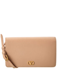 Valentino Valentino Vlogo Signature Mini Leather Shoulder Bag