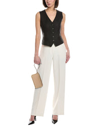 Valentino Valentino Rockstud Grainy Leather Clutch