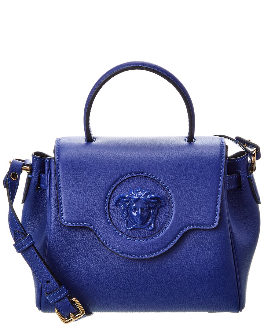 Versace Versace La Medusa Leather Shoulder Bag