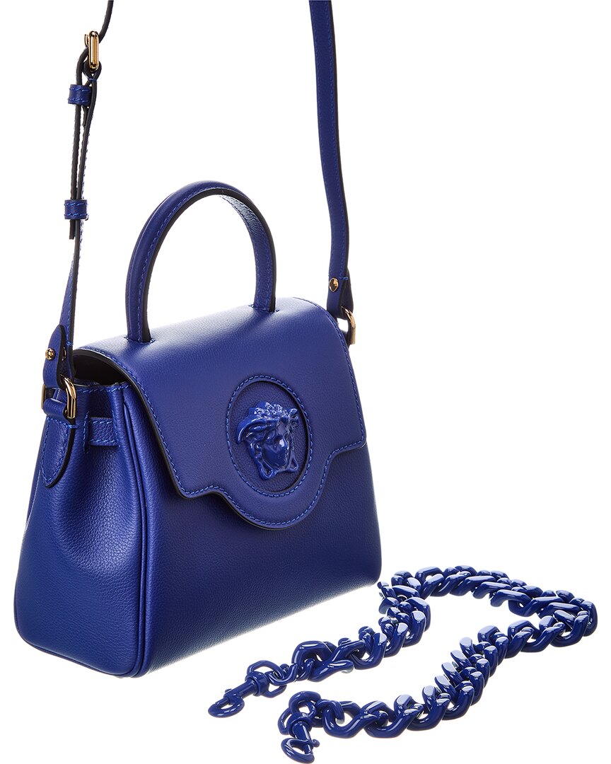 Versace Versace La Medusa Leather Shoulder Bag