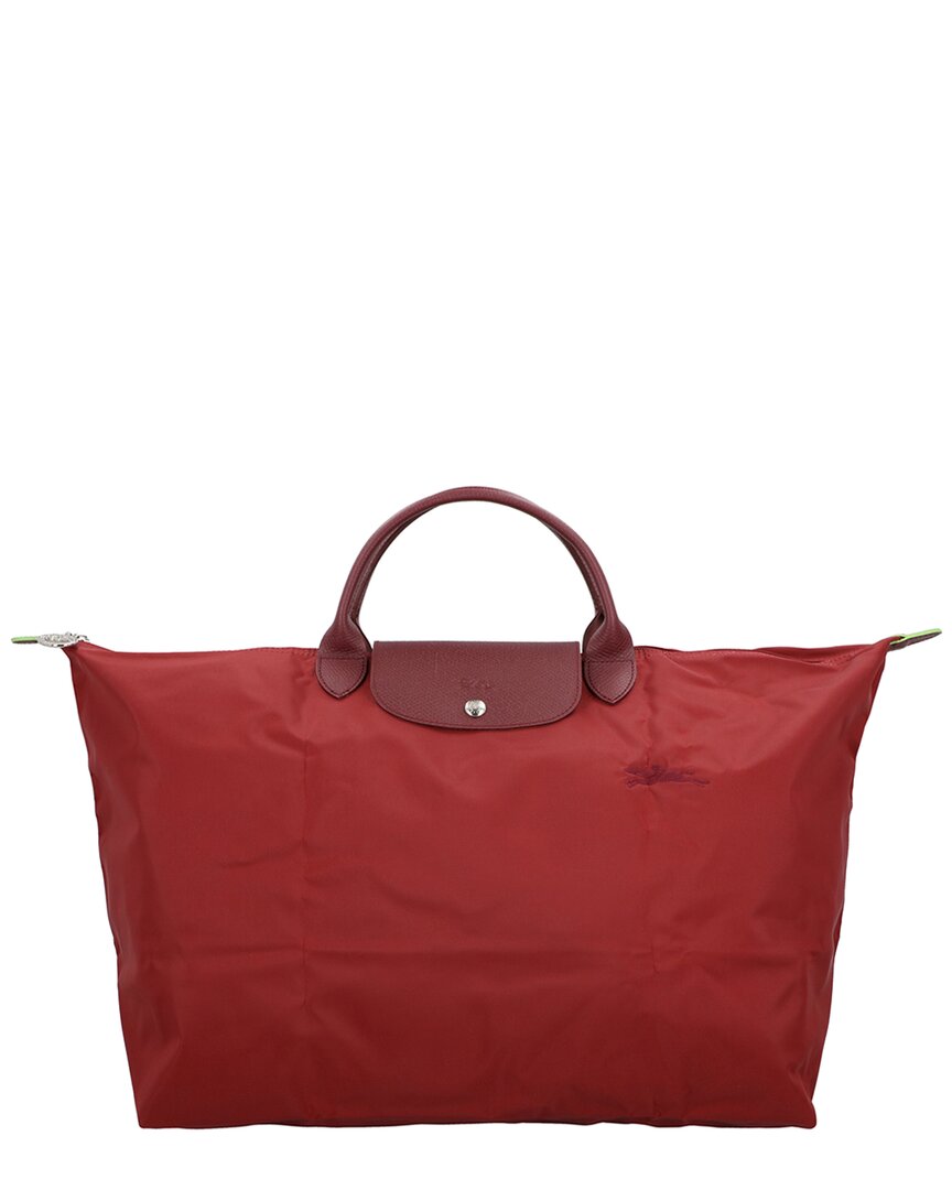 Longchamp Longchamp Le Pliage Green Large Canvas Travel Bag