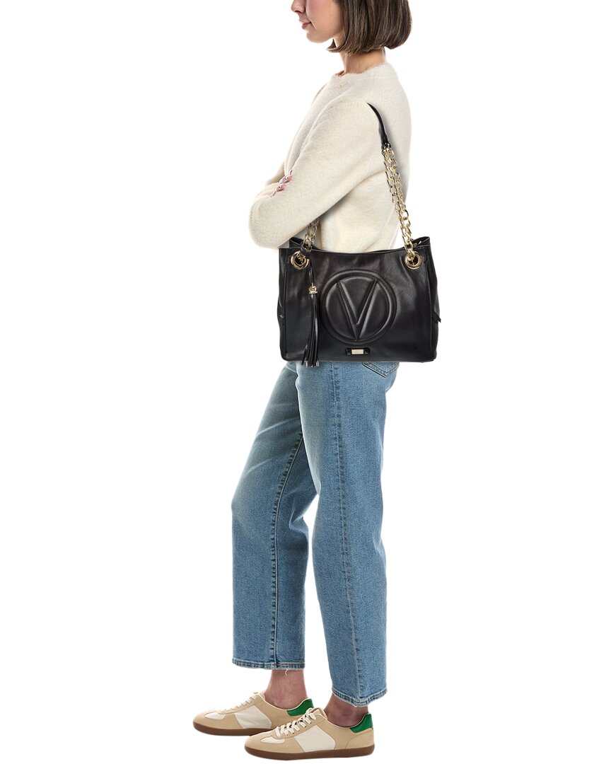 Valentino By Mario Valentino Luisa Signature Leather Shoulder Bag