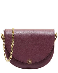 Cole Haan Evie Chain Leather Saddle Bag