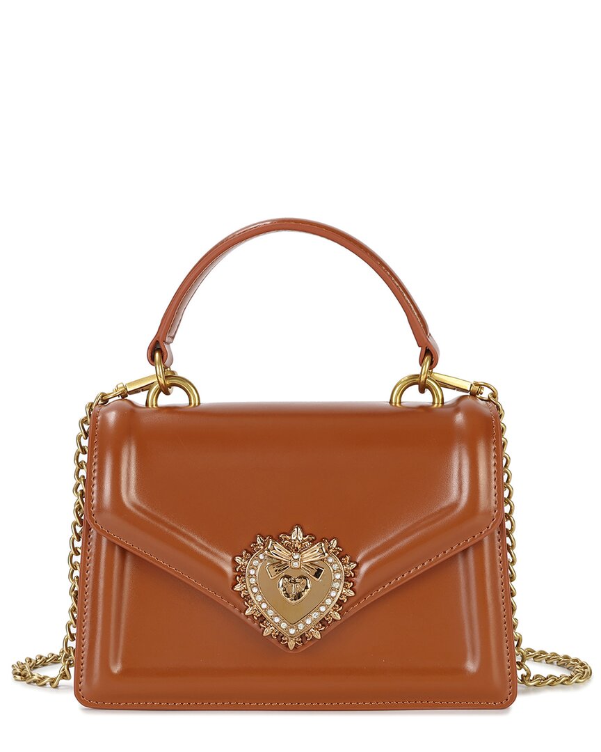 Tiffany & Fred Top-Handle Smooth Leather Satchel