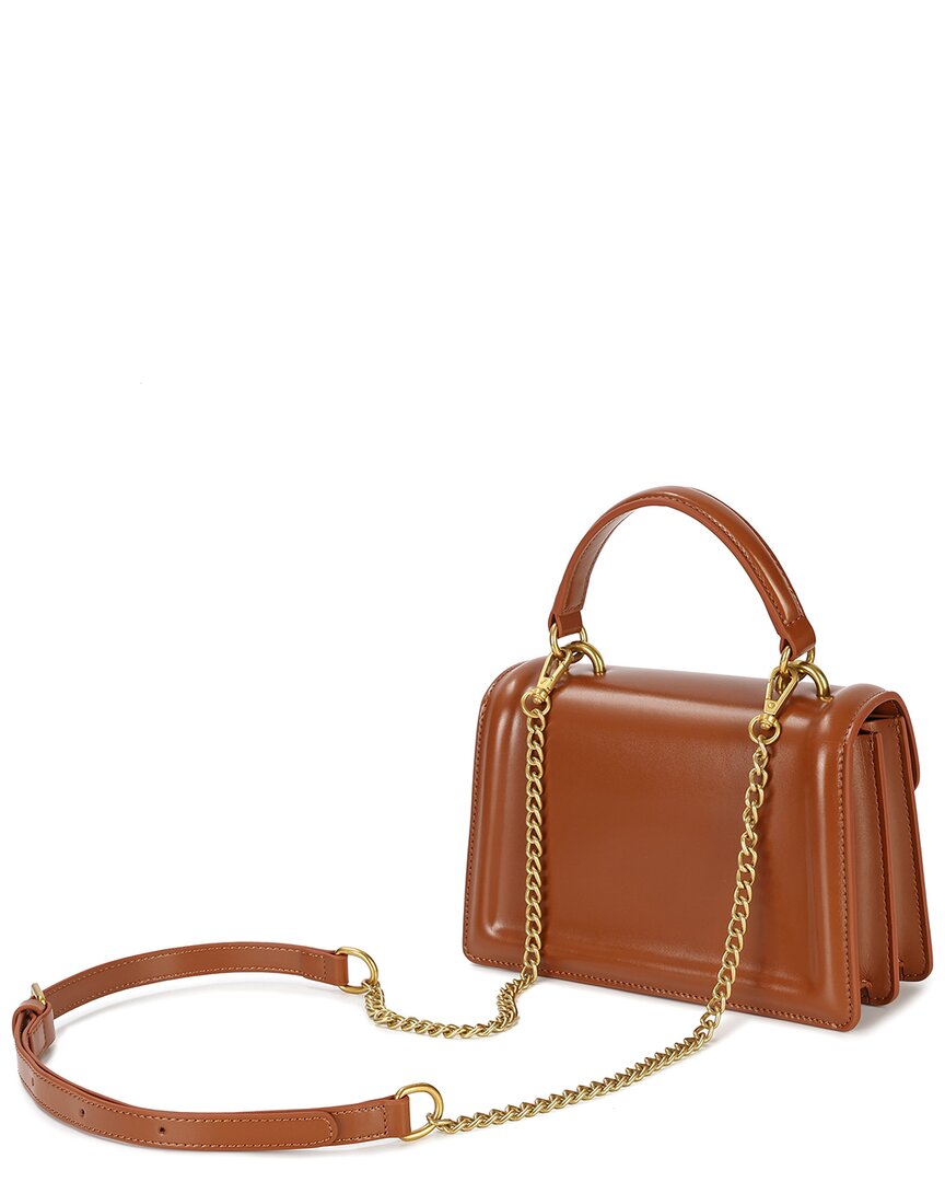 Tiffany & Fred Top-Handle Smooth Leather Satchel