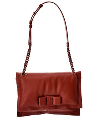 Ferragamo Viva Bow Small Leather Shoulder Bag