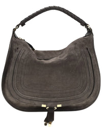 Chloe Marcie Suede Shoulder Bag