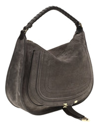 Chloe Marcie Suede Shoulder Bag