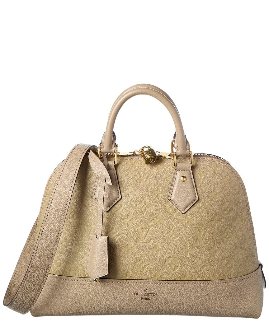 Louis Vuitton Beige Monogram Empreinte Leather Neo Alma Pm (Authentic Pre-