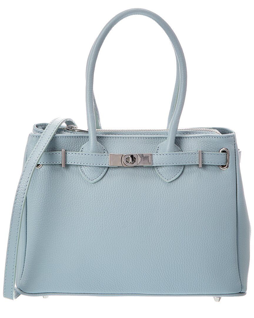 Italian Leather Italian Leather Charlotte Leather Top Handle Bag