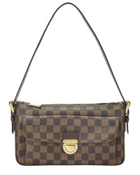 Louis Vuitton Louis Vuitton Brown Damier Ebene & Vachetta Leather Ravello Gm (Authentic