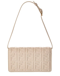 FENDI Fendi Baguette Ff Leather Wallet On Chain