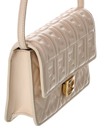 FENDI Fendi Baguette Ff Leather Wallet On Chain