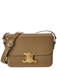 Celine Teen Triomphe Leather Shoulder Bag