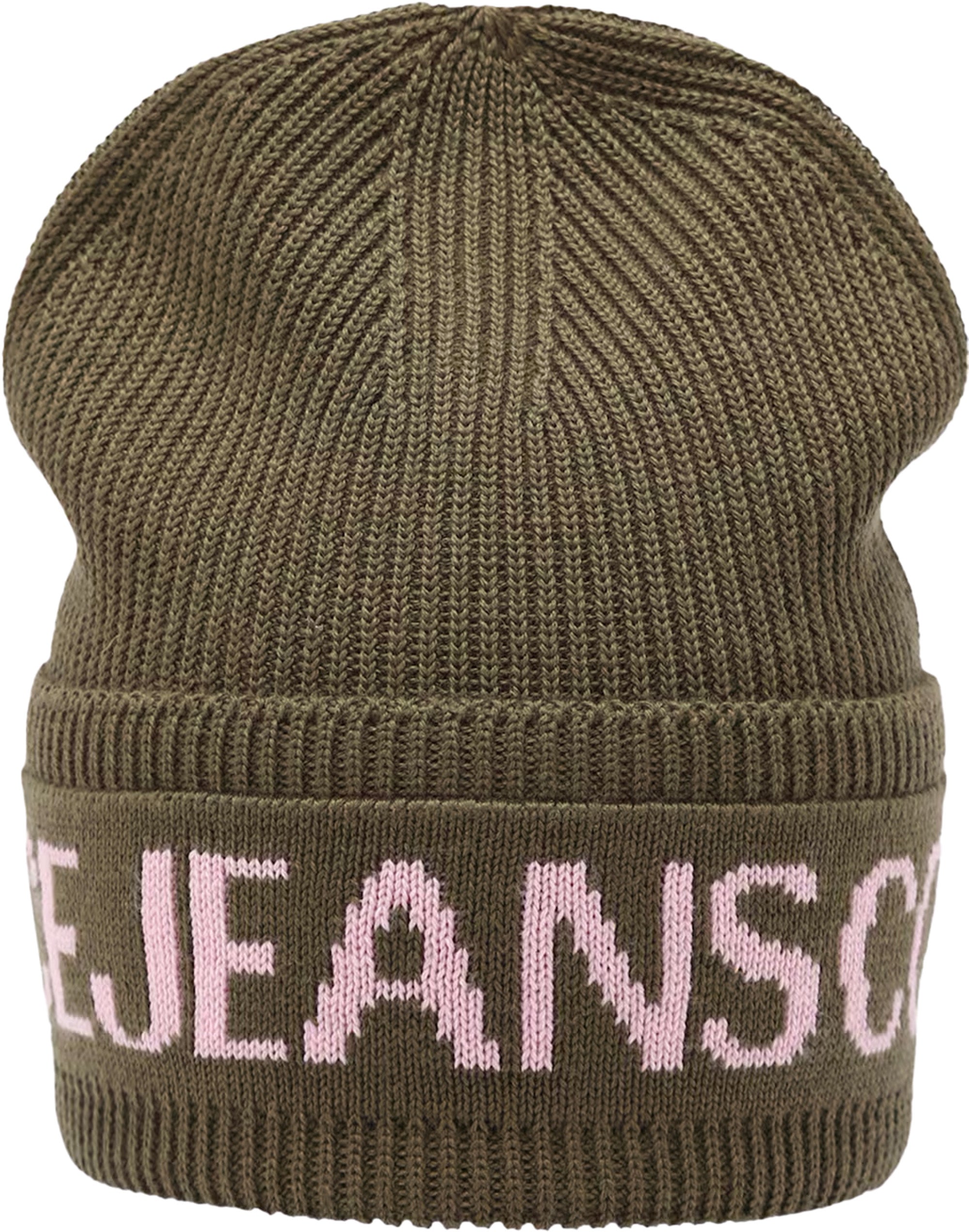 Versace Jeans Couture Olive/ Quartz Classic Knitted Signature Beanie