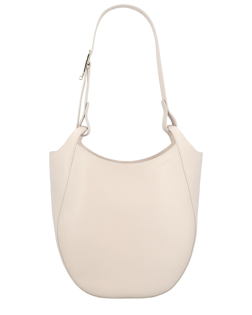 Longchamp Le Foulonné Leather Hobo Bag