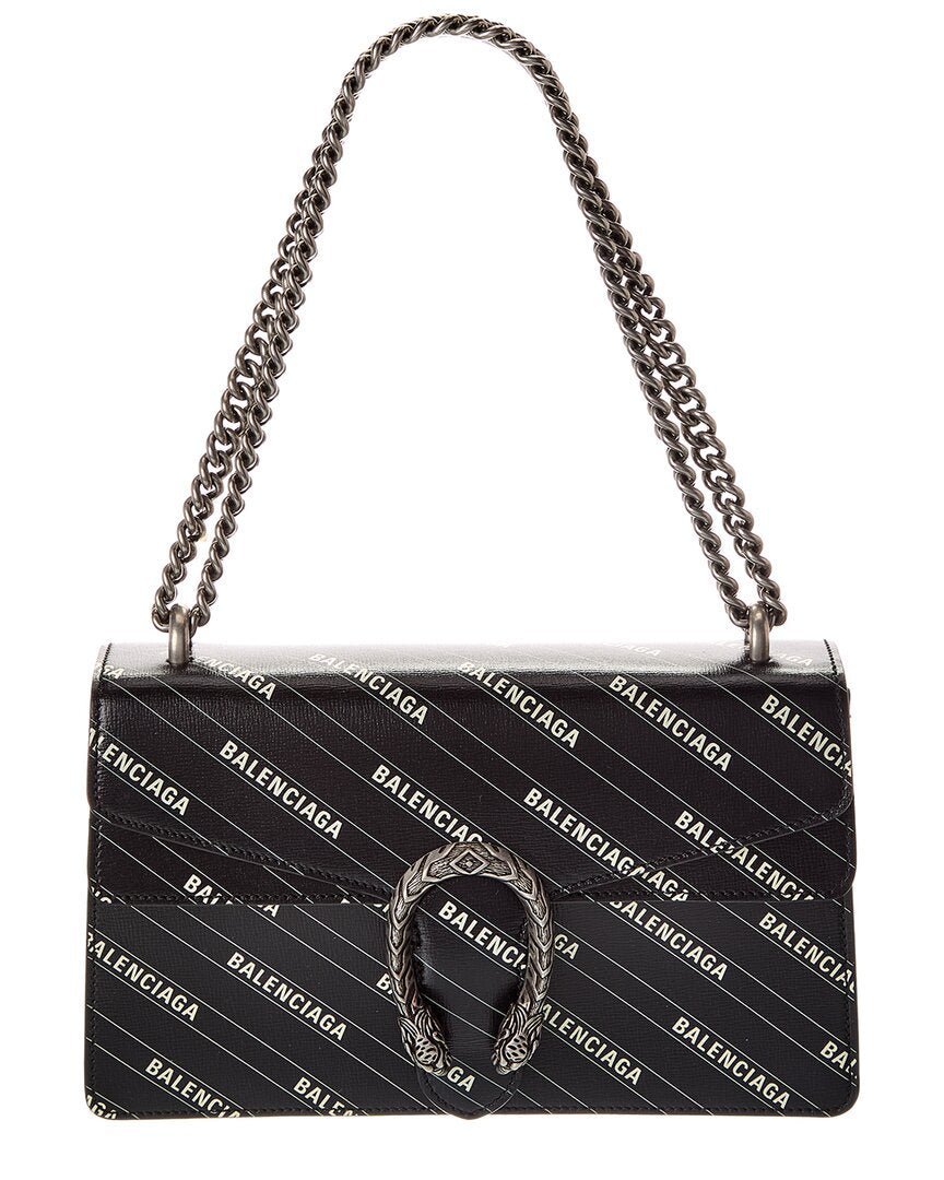 Gucci X Balenciaga Dionysus Small Leather Shoulder Bag