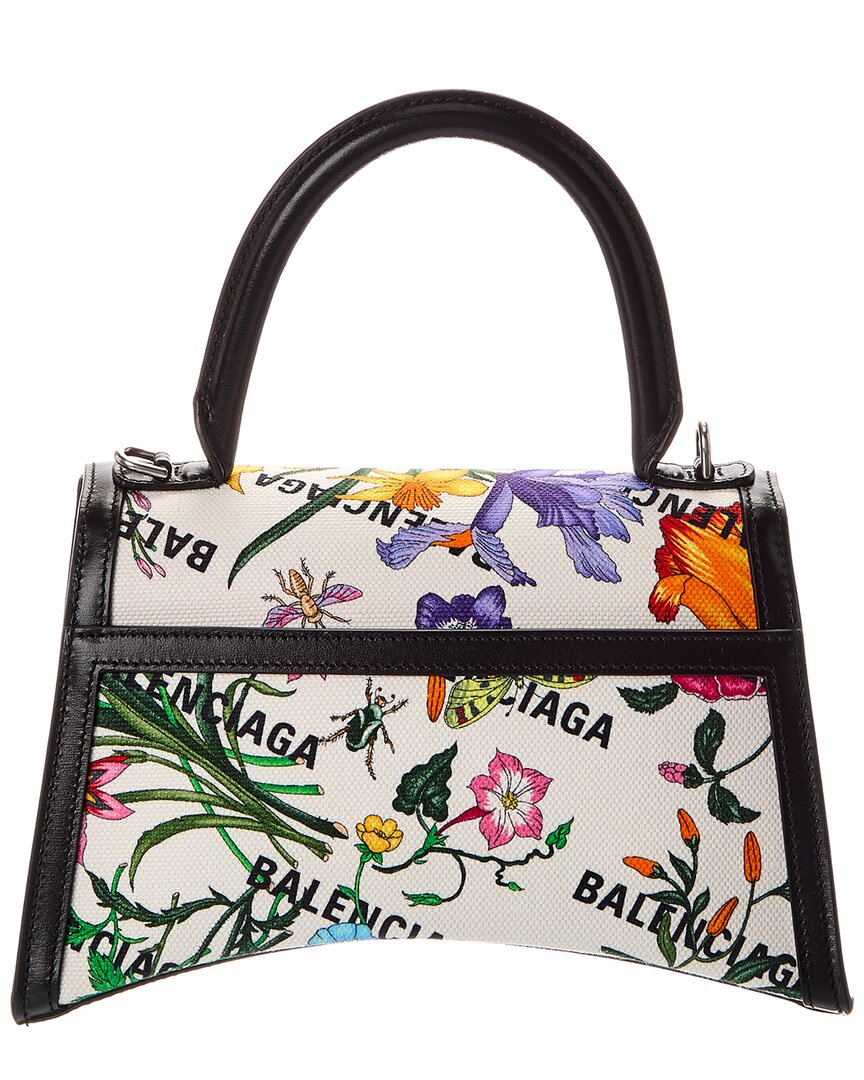 Gucci Gucci X Balenciaga Hourglass Small Canvas & Leather Shoulder Bag