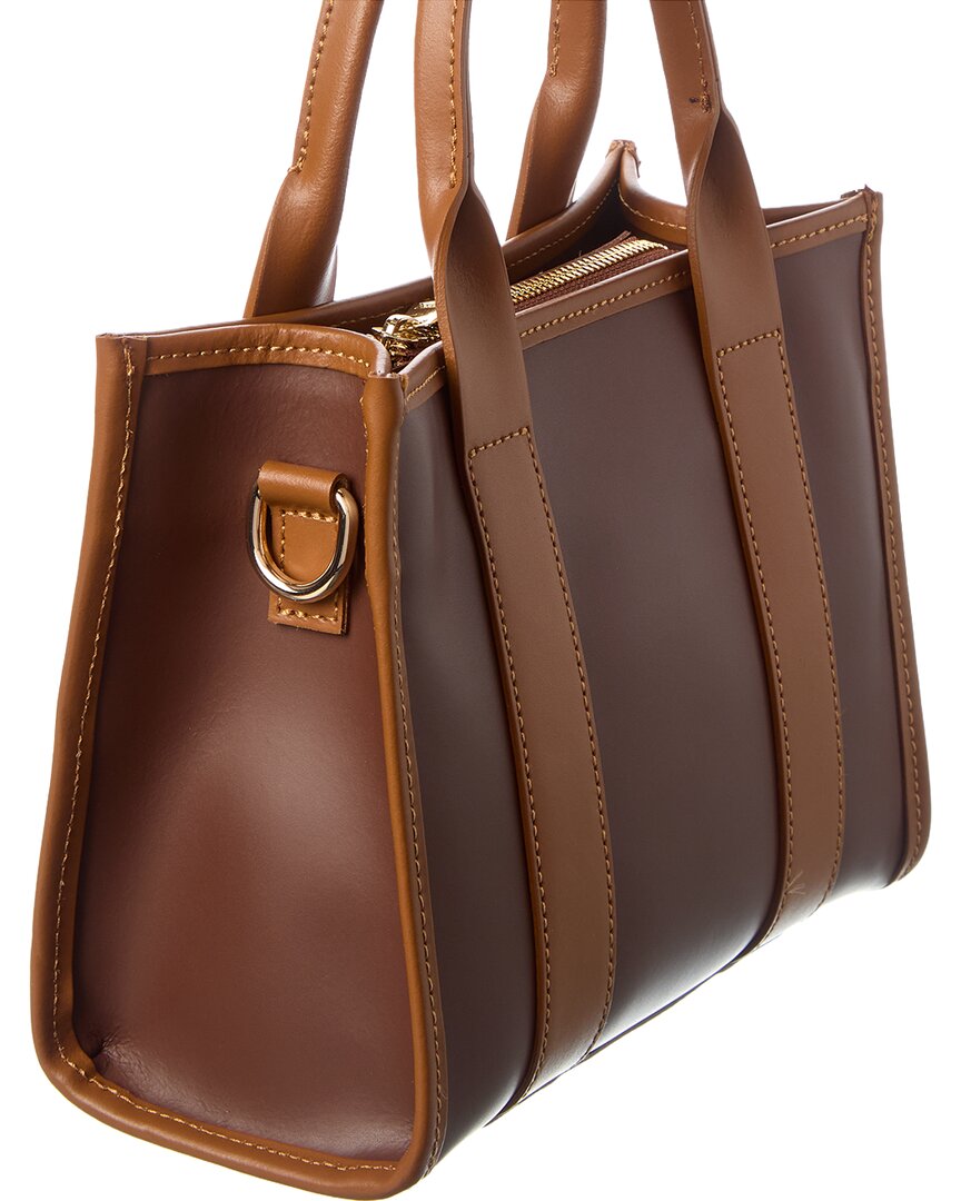 Italian Leather Top Handle Bag