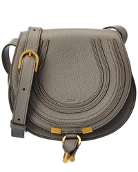 Chloé Chloé Marcie Small Leather Saddle Bag