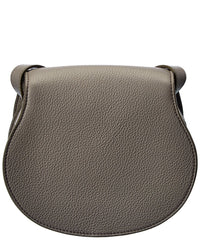 Chloé Chloé Marcie Small Leather Saddle Bag