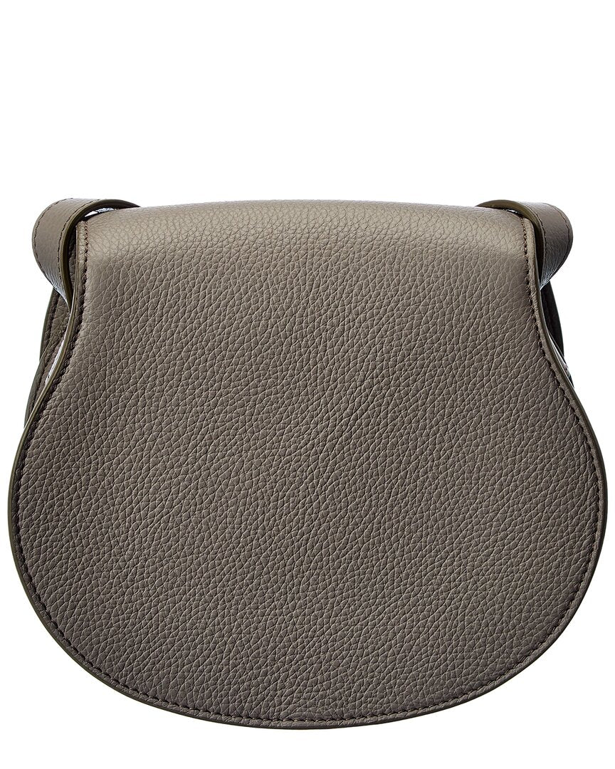Chloé Chloé Marcie Small Leather Saddle Bag