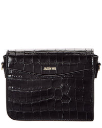 Jason Wu Mini Croc-Embossed Leather Crossbody