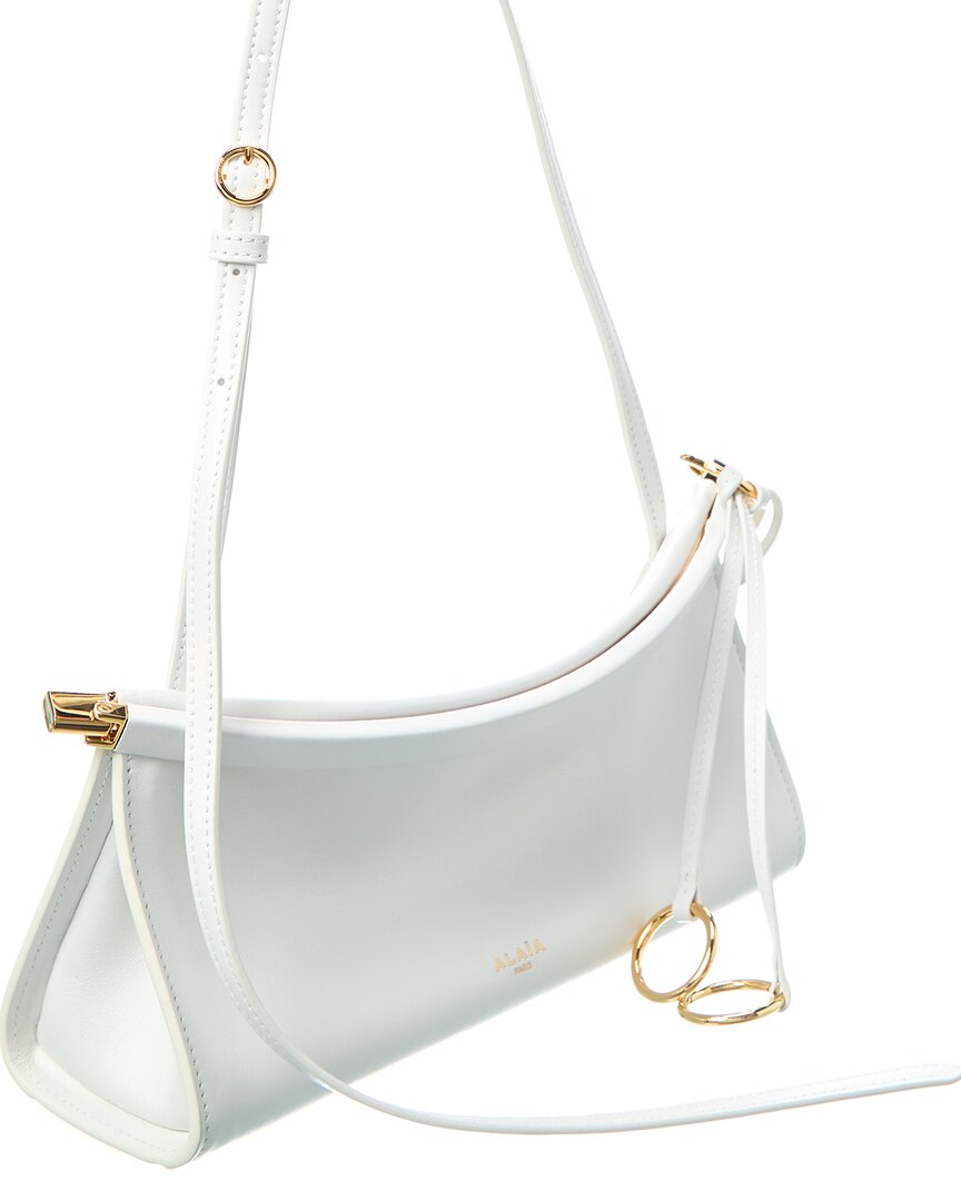 Alaia Le Click East West Small Leather Shoulder Bag