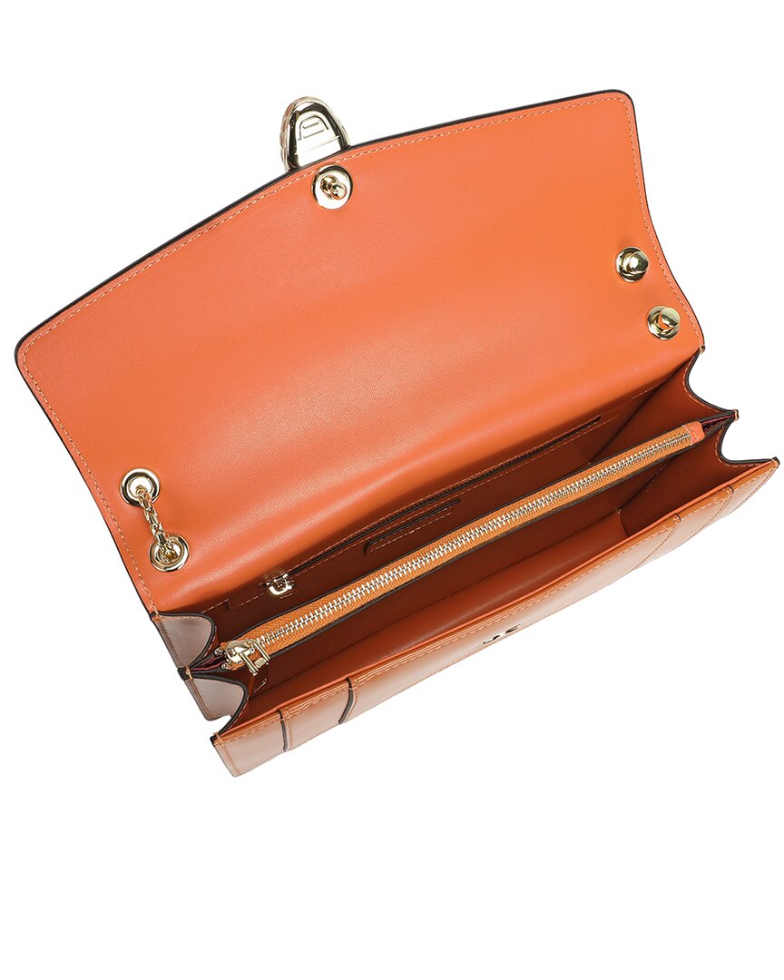 Tiffany & Fred Paris Tiffany & Fred Paris Smooth Leather Foldover Crossbody