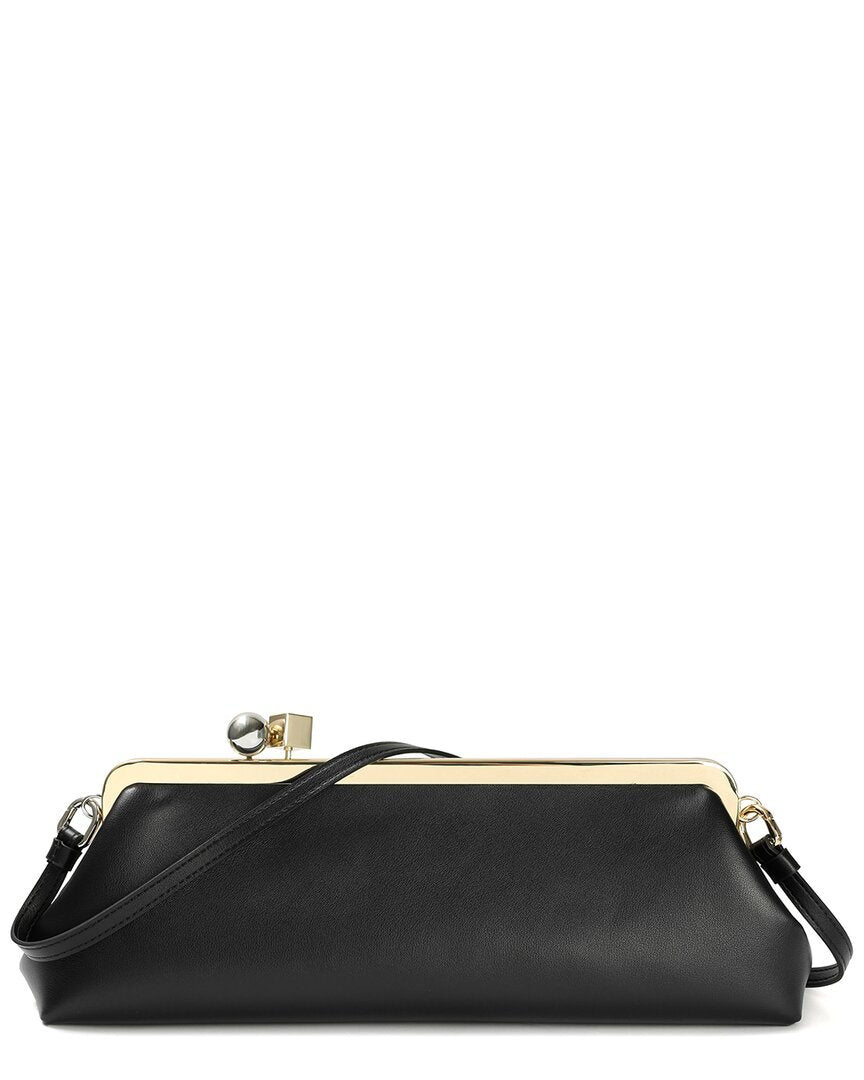 Tiffany & Fred Paris Frame Leather Clutch