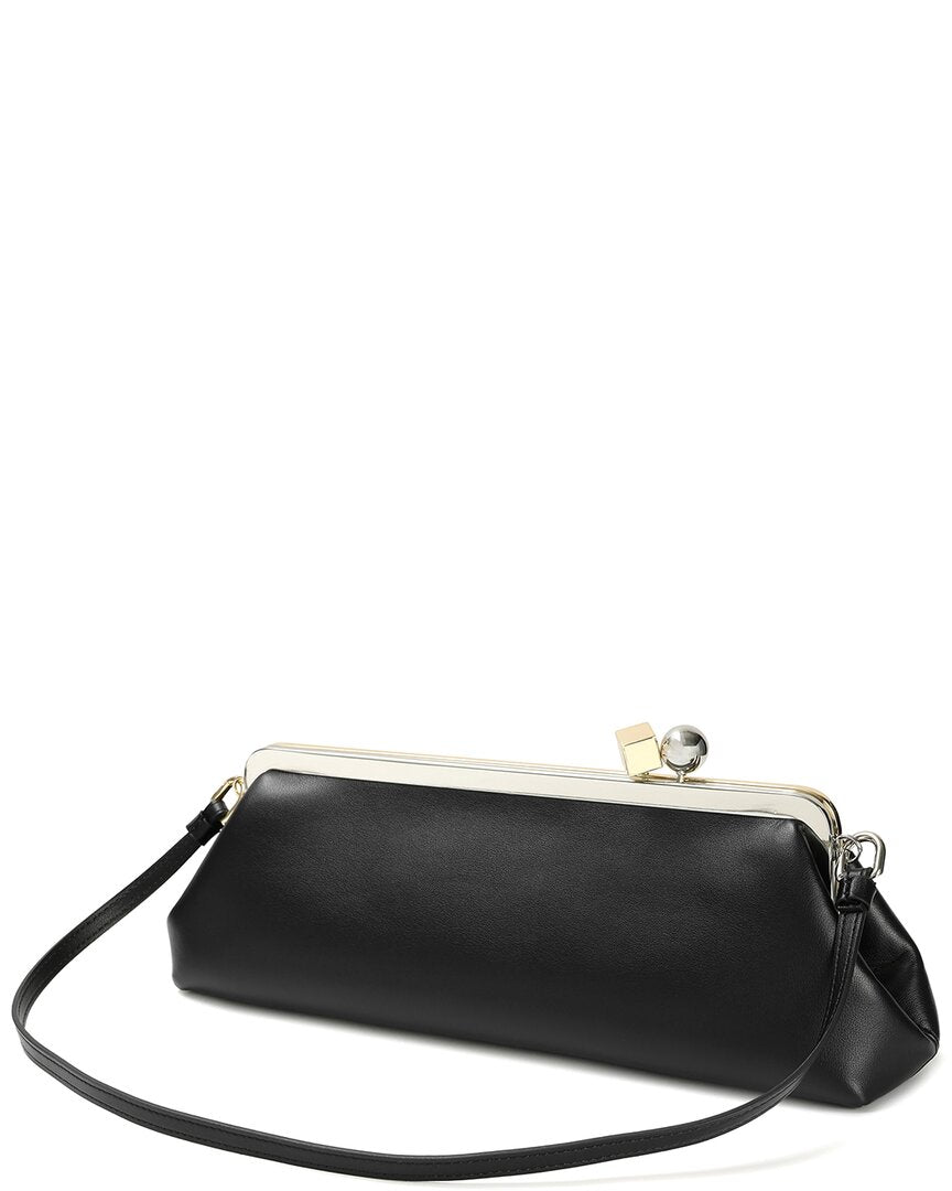 Tiffany & Fred Paris Frame Leather Clutch