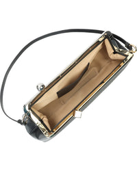 Tiffany & Fred Paris Frame Leather Clutch