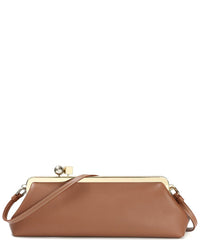 Tiffany & Fred Paris Frame Leather Clutch