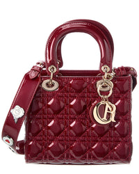 Tiffany & Fred Paris Tiffany & Fred Paris Mini Quilted Patent Satchel
