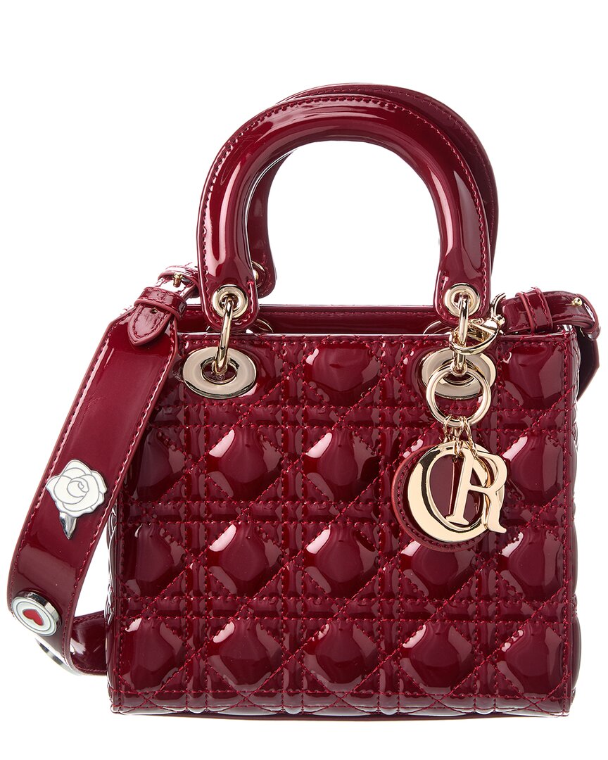 Tiffany & Fred Paris Tiffany & Fred Paris Mini Quilted Patent Satchel