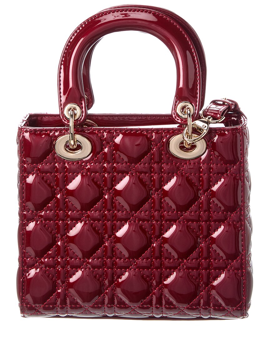 Tiffany & Fred Paris Tiffany & Fred Paris Mini Quilted Patent Satchel