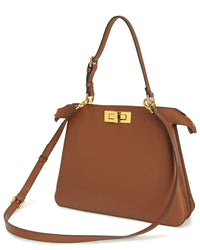 Tiffany & Fred Paris Structured Leather Top-Handle Satchel