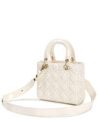 Tiffany & Fred Paris Mini Quilted Patent Satchel