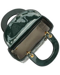 Tiffany & Fred Paris Mini Quilted Patent Satchel
