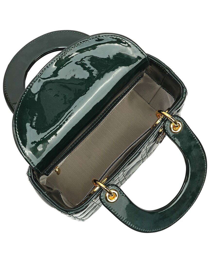 Tiffany & Fred Paris Mini Quilted Patent Satchel