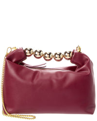 Tiffany & Fred Paris Smooth Metallic Leather Top Handle Crossbody