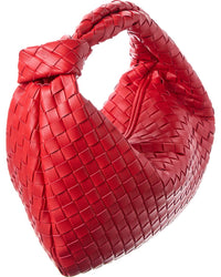 Tiffany & Fred Paris Large Hand-Woven Leather Pouch